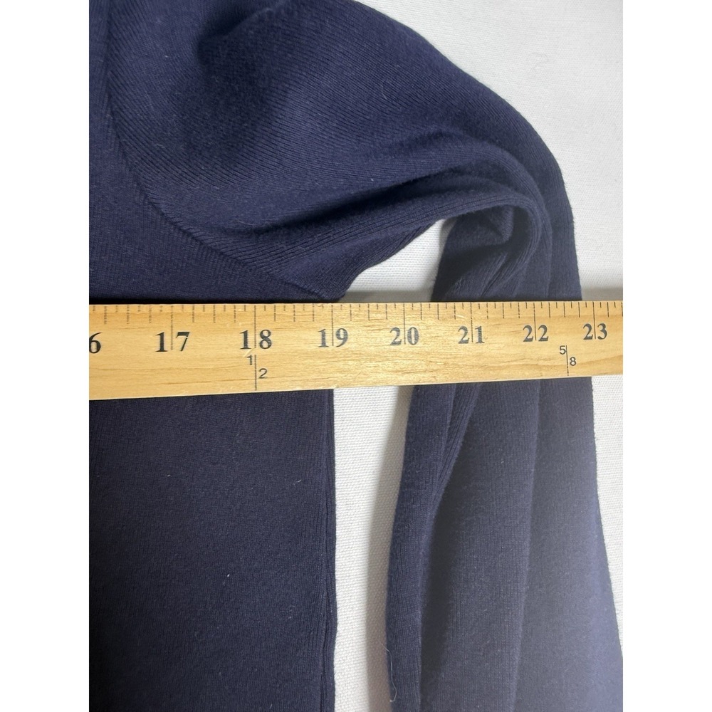 Lauren Ralph Lauren Cardigan Sweater Women's Petite Small Navy Gold Crest Button - Picture 5 of 6
